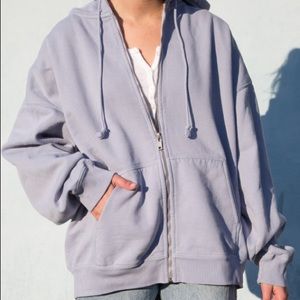 Brandy Melville Christy Zip Up Hoodie